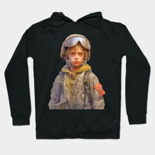 Innocent Valor: The Courageous Journey of a Young Soldier Hoodie